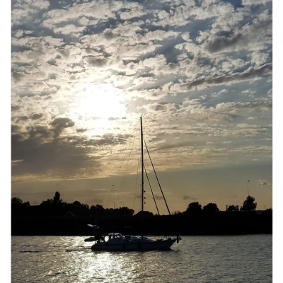 Prachtige avond over de Hollandse IJssel