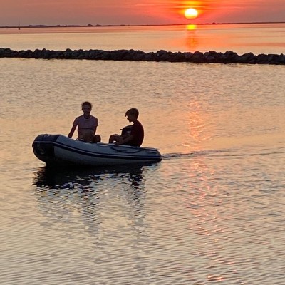 Nog even varen voor het slapen gaan!