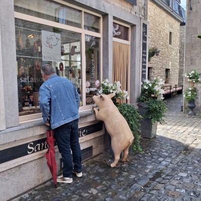 Wat zou er in de etalage liggen?