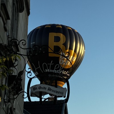 Even inchecken met de luchtballon