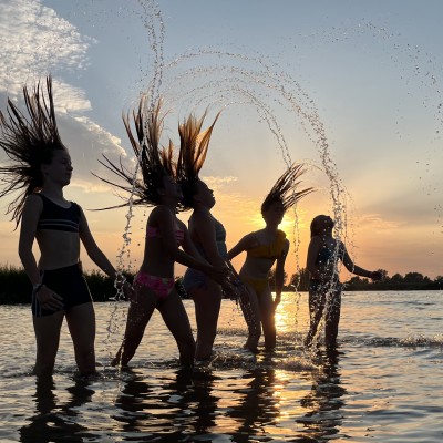 Dansen met het water