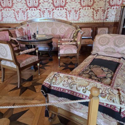 De slaapkamer van konigin wilhelmina.