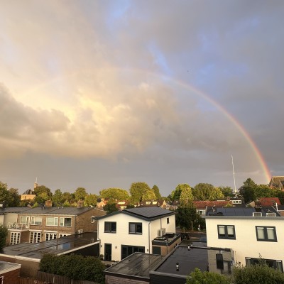 Dubbele regenboog in IJsselstein