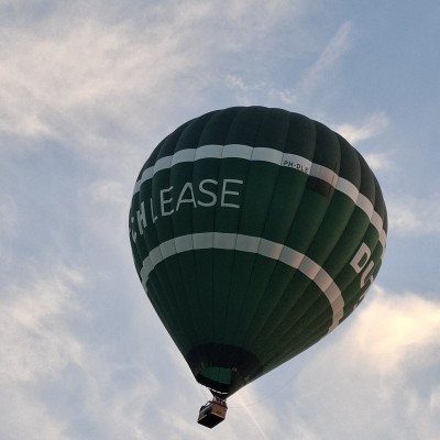 Blauw lucht baloon