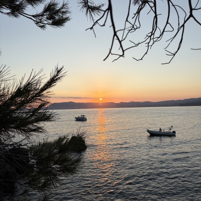 Zonsondergang la madraque
