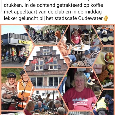 Het jaarlijkse dagje uit met de wielertourclub