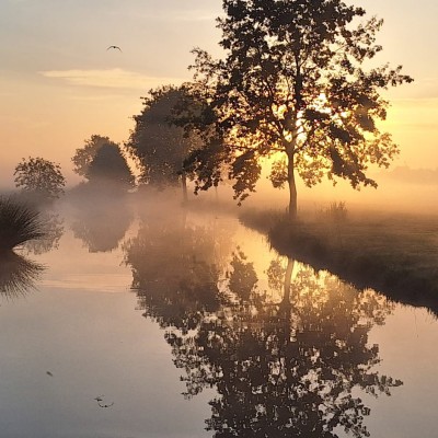 Zonsopkomst in Giessenburg