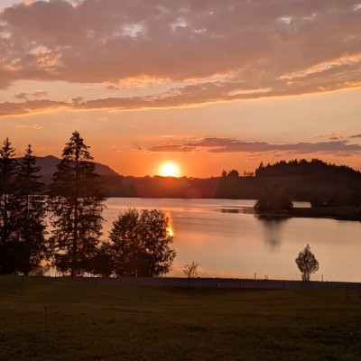 Prachtige zonsondergang