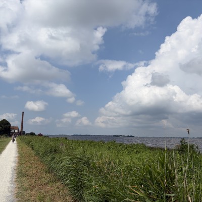 Rondje Tsjeukermeer op de fiets.