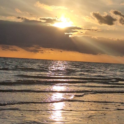 Zonsondergang in Rockanje