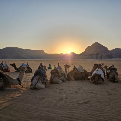 Zonsopgang in Jordanië