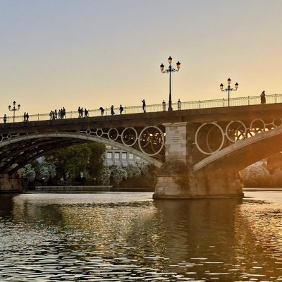 Zonsondergang in Sevilla