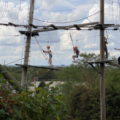 Op grote hoogte in het Limburgse heuvellandschap