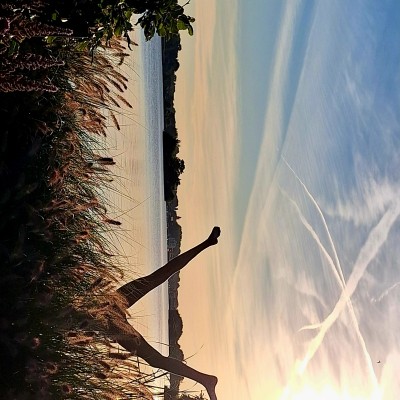 Handstand bij Gouden uur