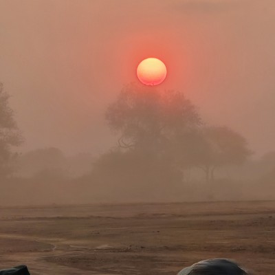 Mooie zonsopgang