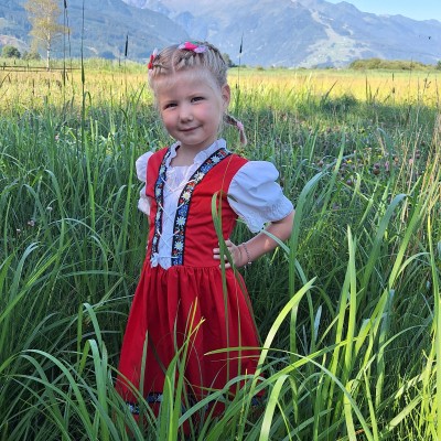 Loïs op haar vierde verjaardag in Oostenrijk!