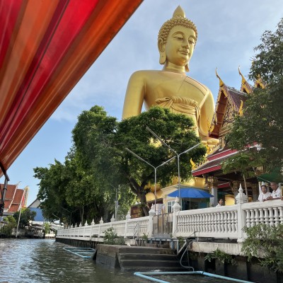 Gouden beeld in Bangkok