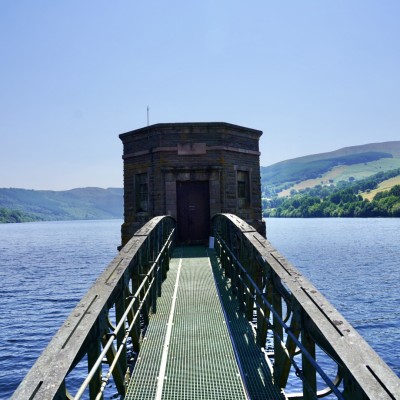 Waterkracht turbine in Talybont, Wales