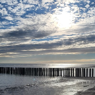 Avondwandeling in Zeeland.