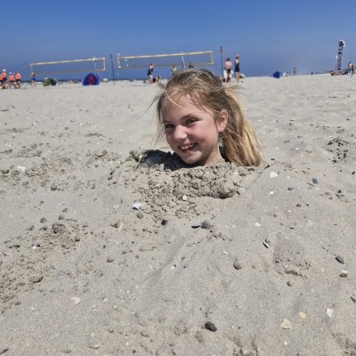 Beachvolleybal? Laat mij maar zandhappen!